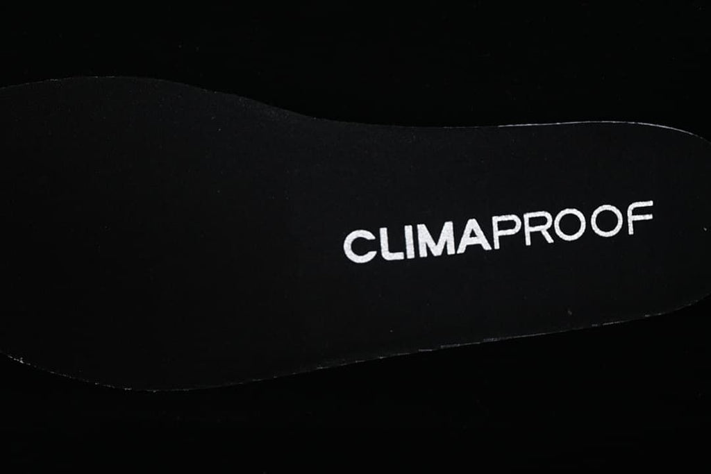 Black insole marked Climaproof