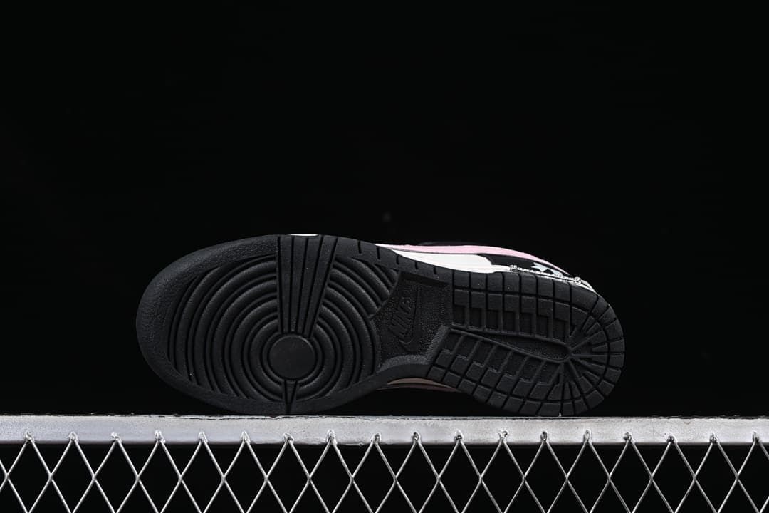 Underside showing the black patterned outsole
