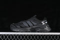 Side view of the black adidas XLG Storm Edge sneaker