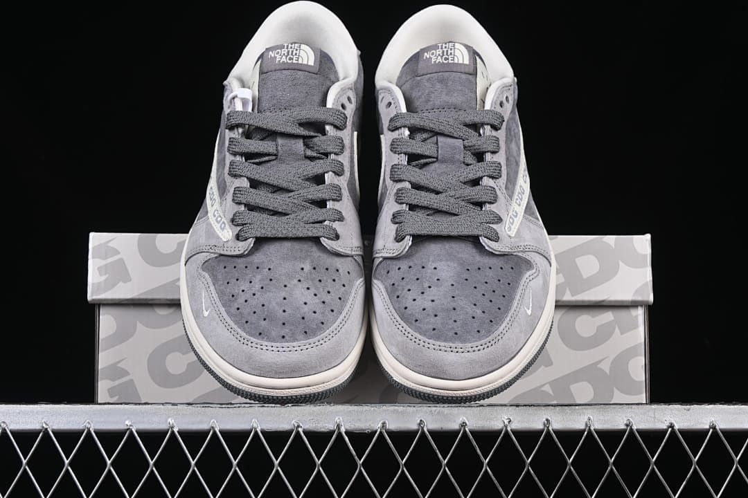 Front view of the pair resting on the shoebox