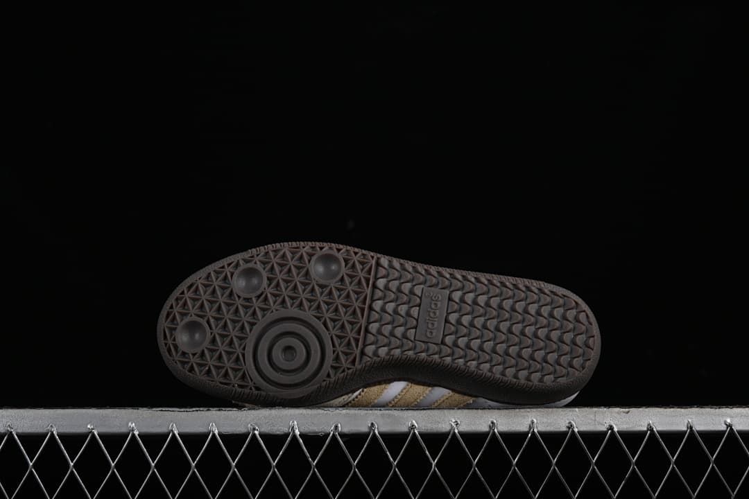 Underside view showing the patterned dark outsole