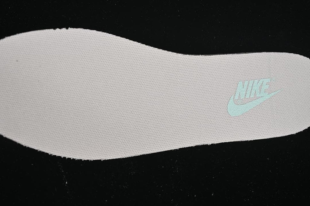 Close-up of the insole with Nike branding