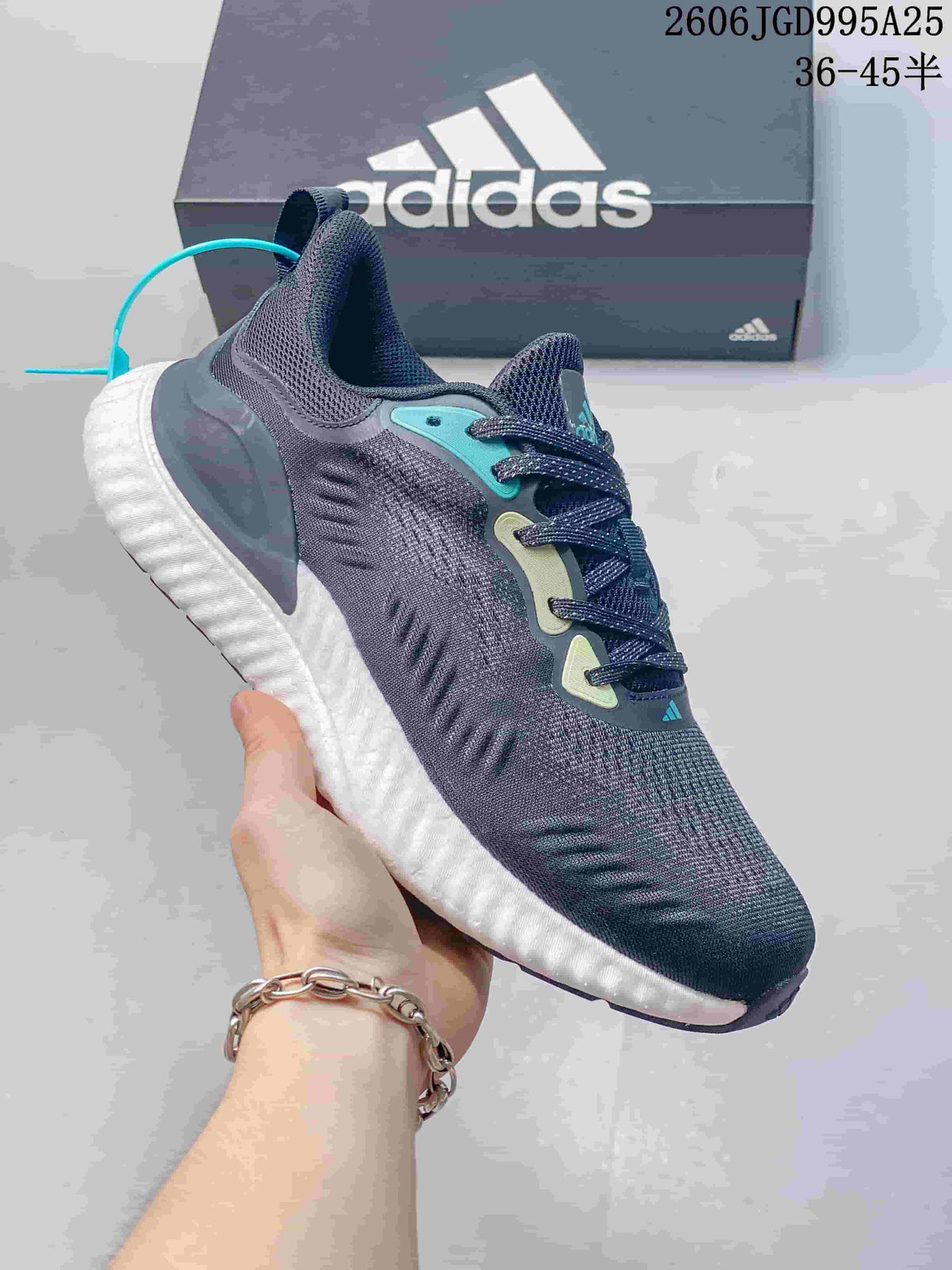Dark gray adidas Switch FWD M sneaker with turquoise accents and a white sole