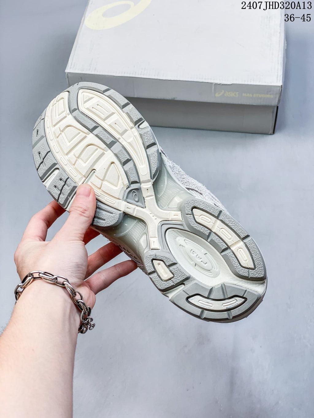 Underside of the ASICS GEL-1130 sneaker showing its patterned outsole