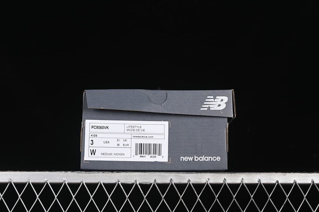 Shoebox label identifying model PC9060VK and a sample size