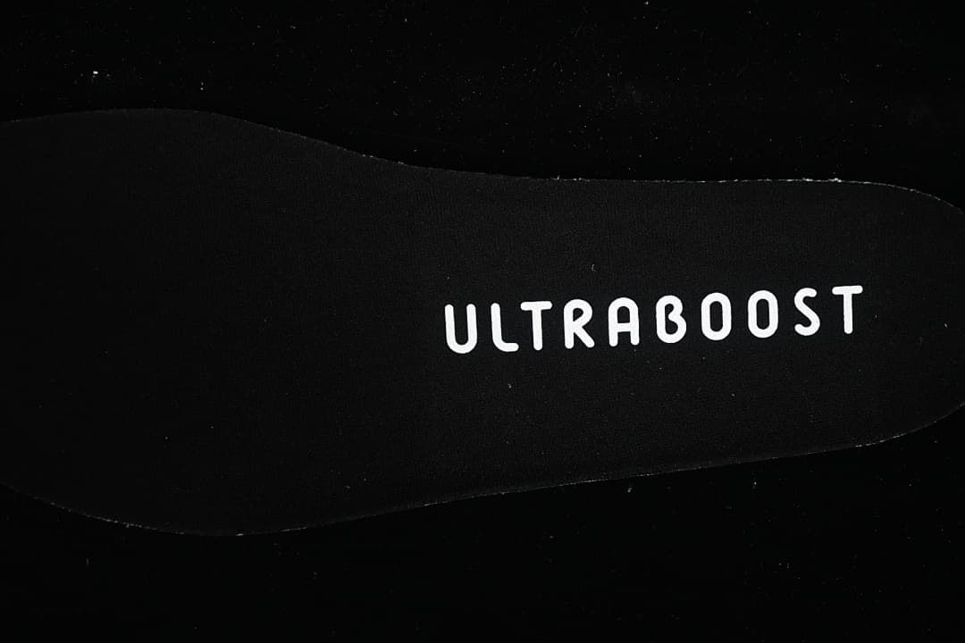 Black insole marked Ultraboost