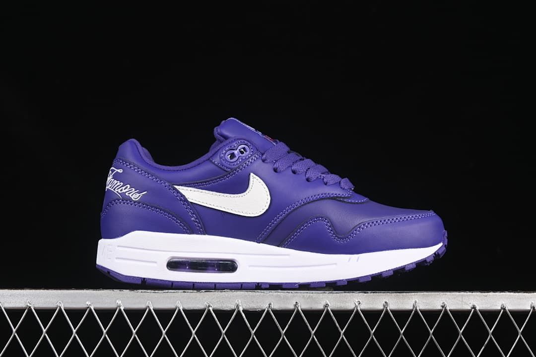 Side profile showing the white Swoosh and Air unit