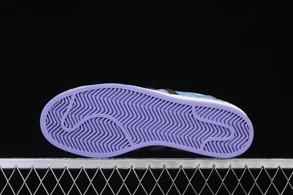 Lavender outsole with herringbone tread pattern