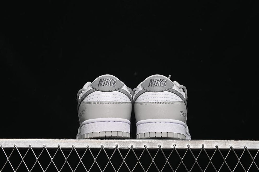 Rear view of both sneakers