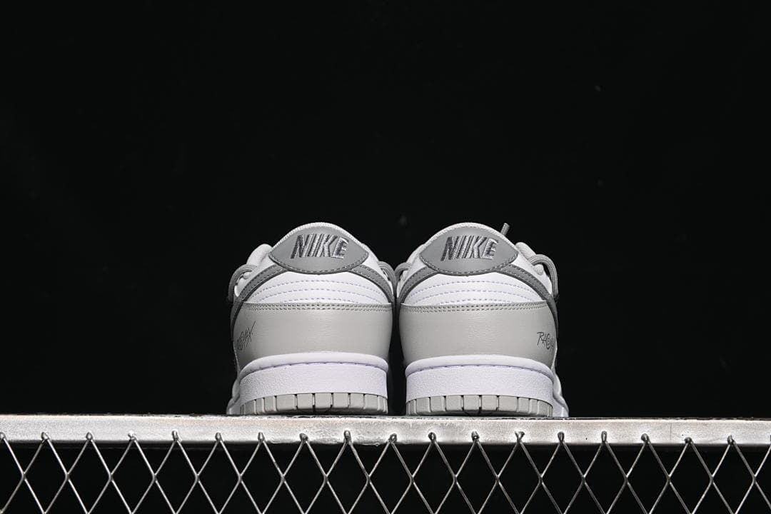 Rear view of both sneakers