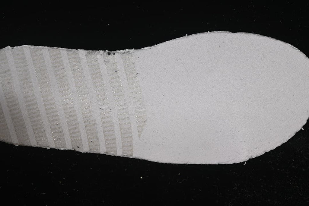 Close-up of the sneaker outsole