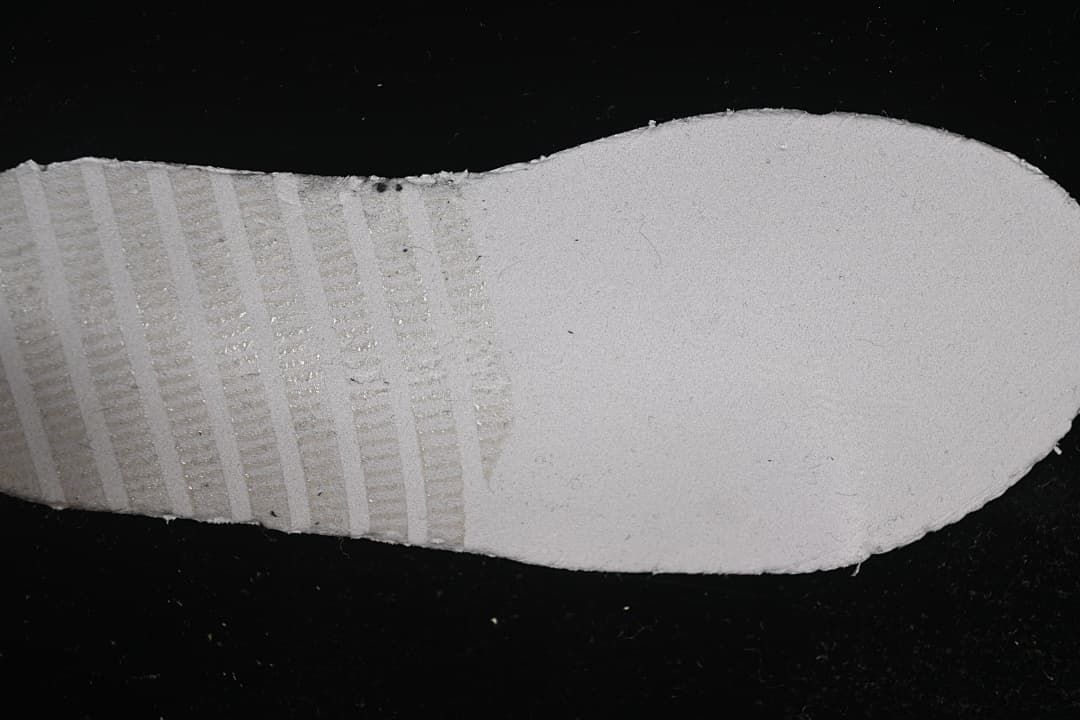 Close-up of the sneaker outsole