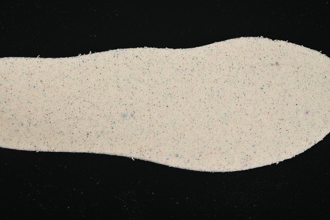 Light-colored insole shown from above.
