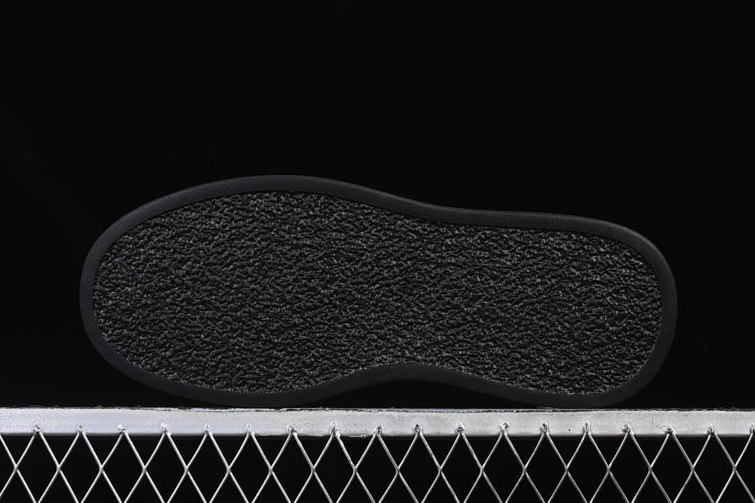 Underside view showing the textured outsole