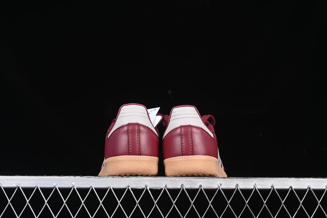 Rear view of the pair showing white heel accents