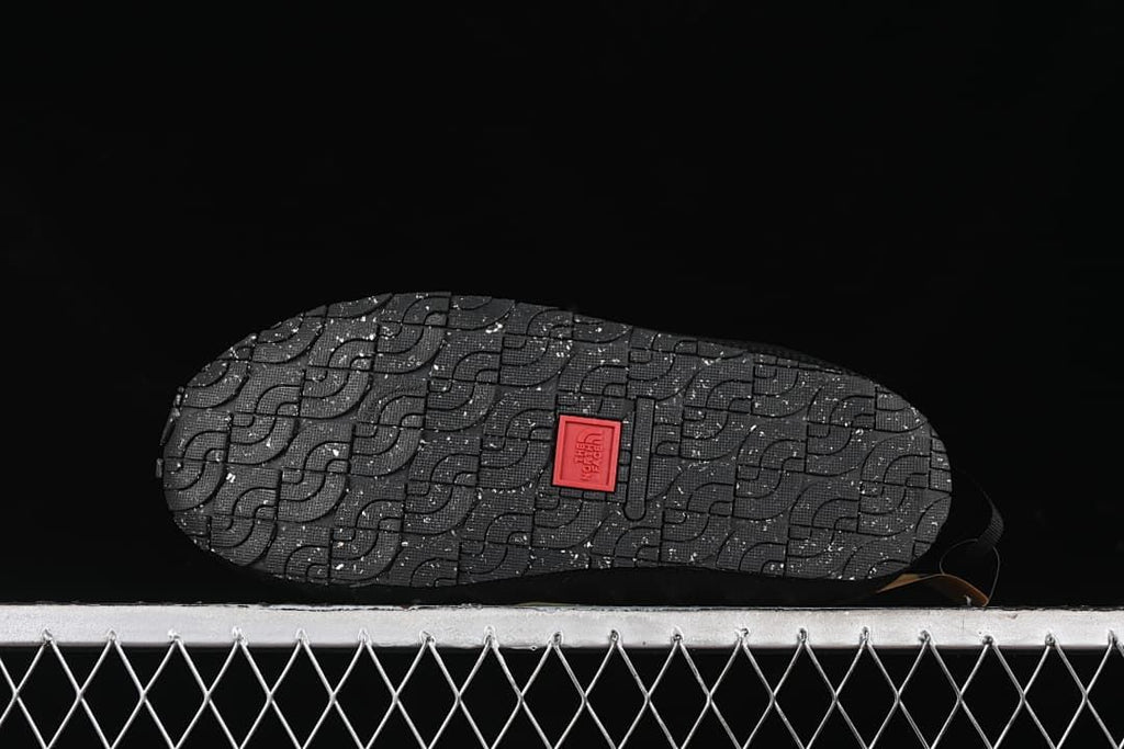 Underside view showing the patterned outsole.