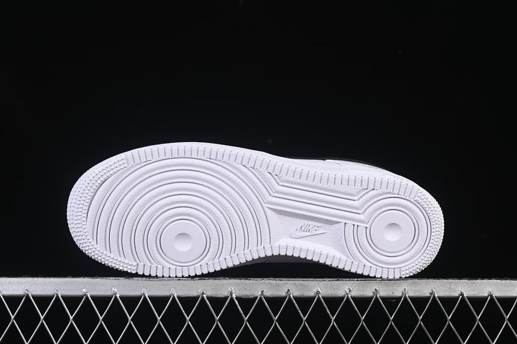 Bottom view showing the patterned outsole