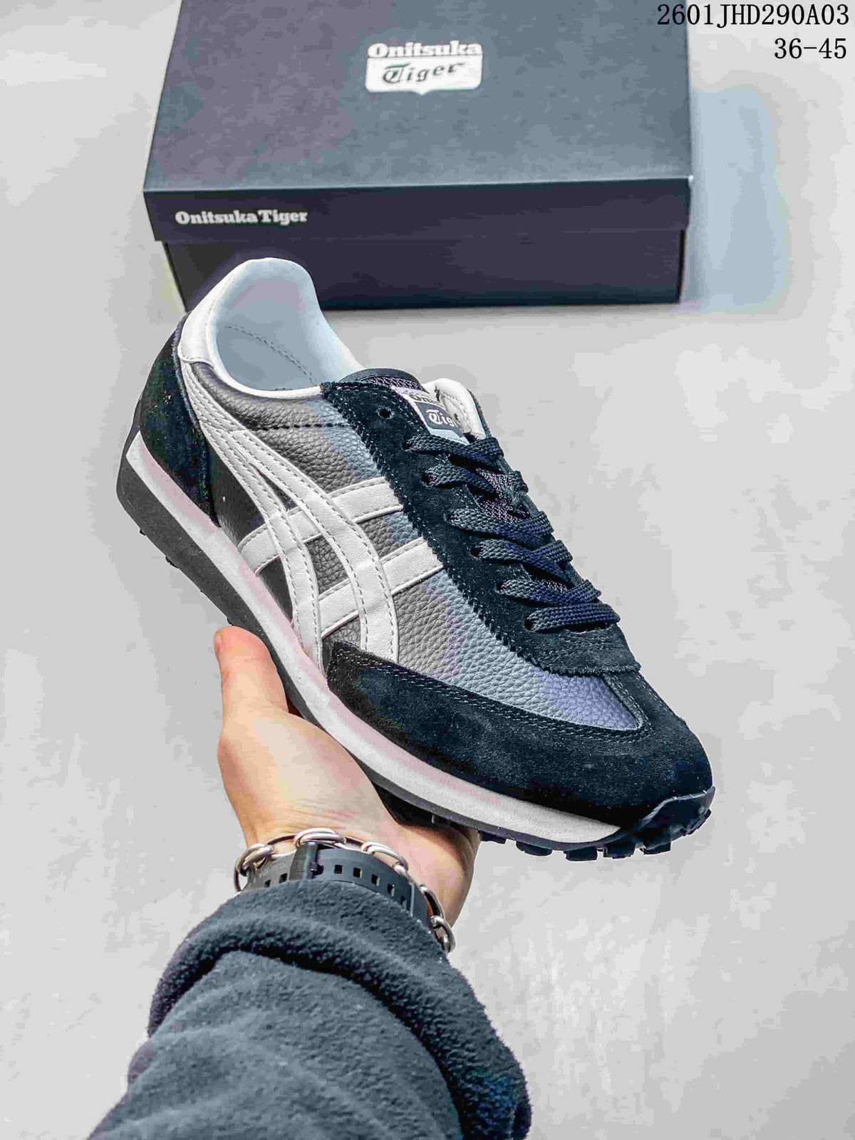Angled front and side view of the Onitsuka Tiger EDR 78 sneaker