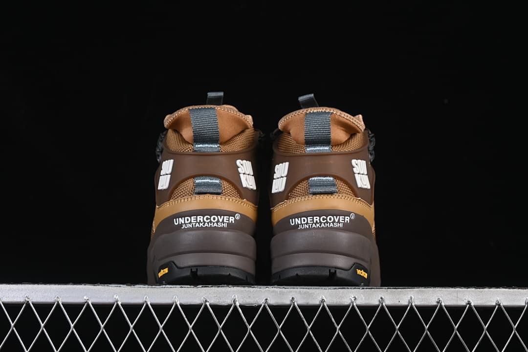 Rear view of both shoes showing heel details