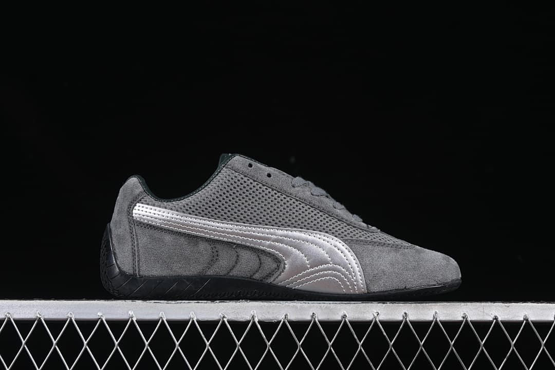 Side profile showing the silver Formstrip and low-profile shape