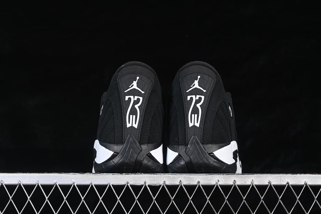 Rear view of the pair showing the number 23 branding