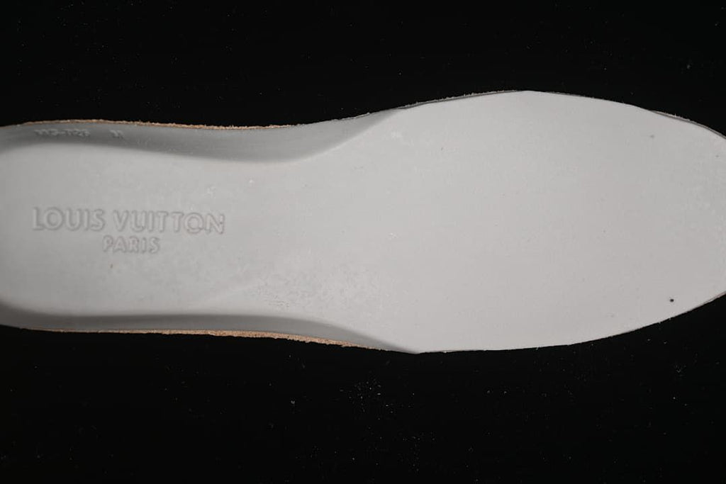 White insole with Louis Vuitton Paris embossing