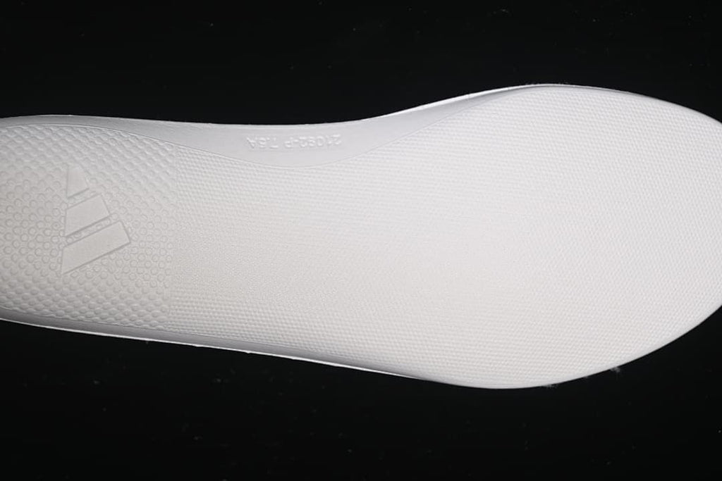 Close-up of the white outsole with Adidas logo