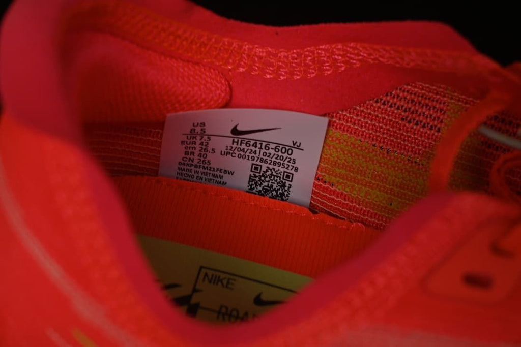 Close-up of the interior size label; EU 42 is visible.