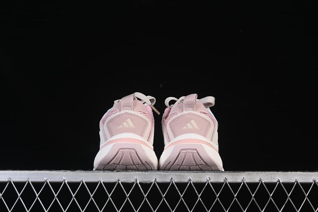 Rear view of both sneakers showing heel details