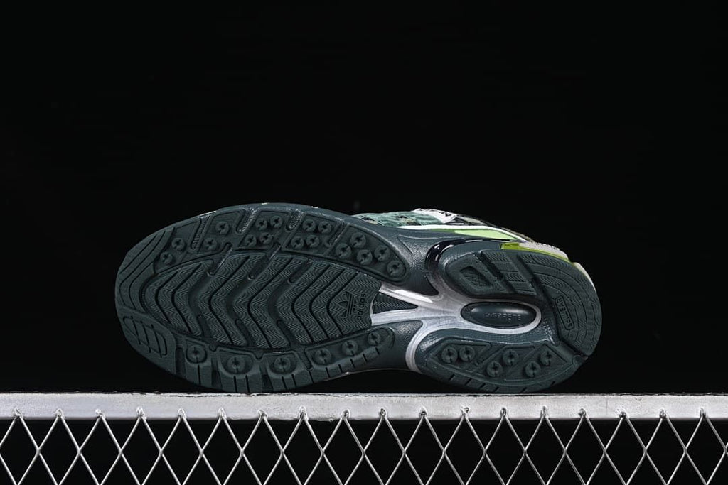 Underside view showing the outsole tread pattern.
