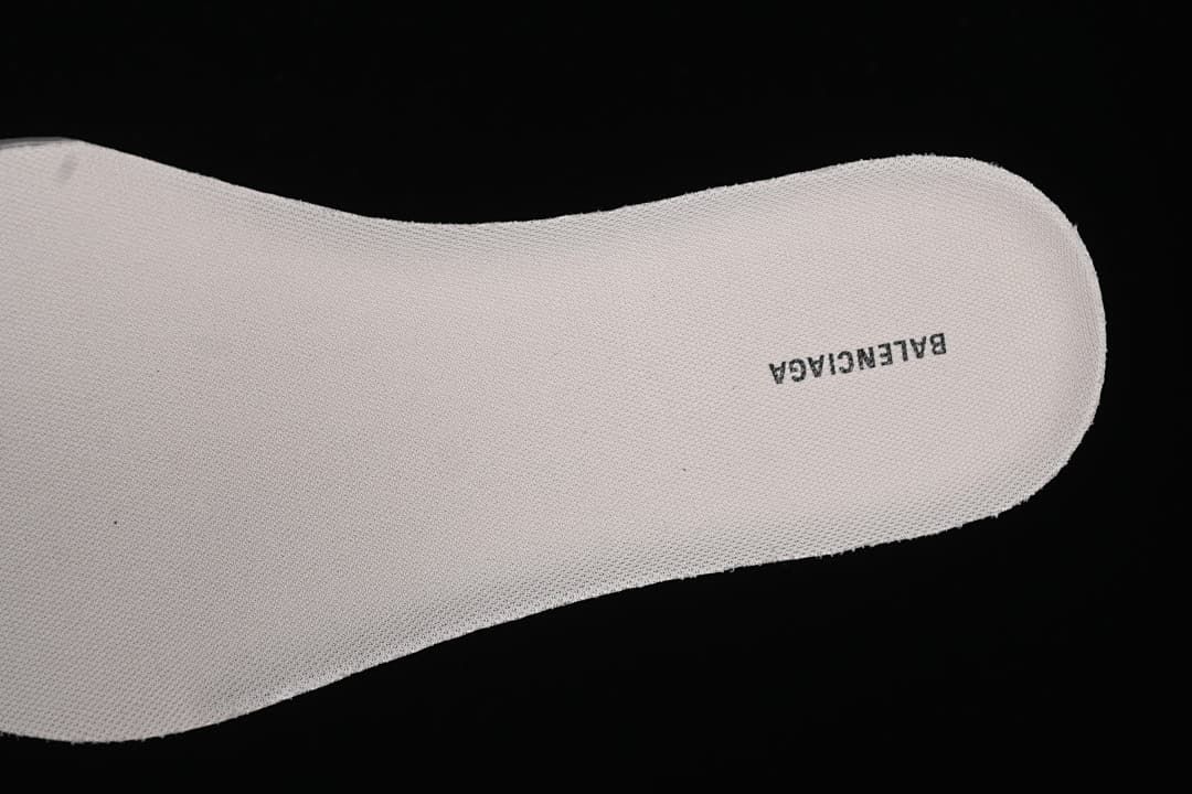 Close-up of the insole with Balenciaga lettering