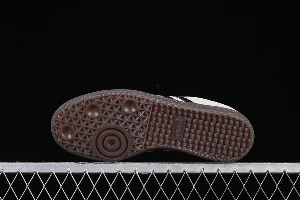 Underside view showing the brown outsole tread