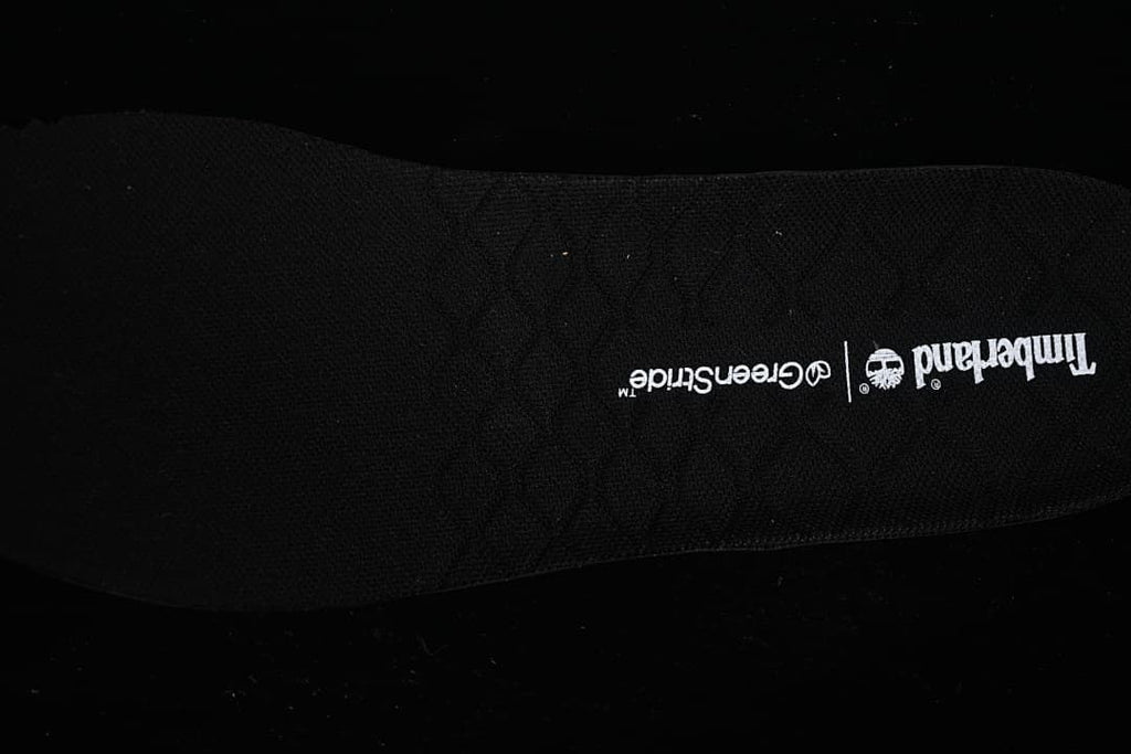 Insole with Timberland and GreenStride branding
