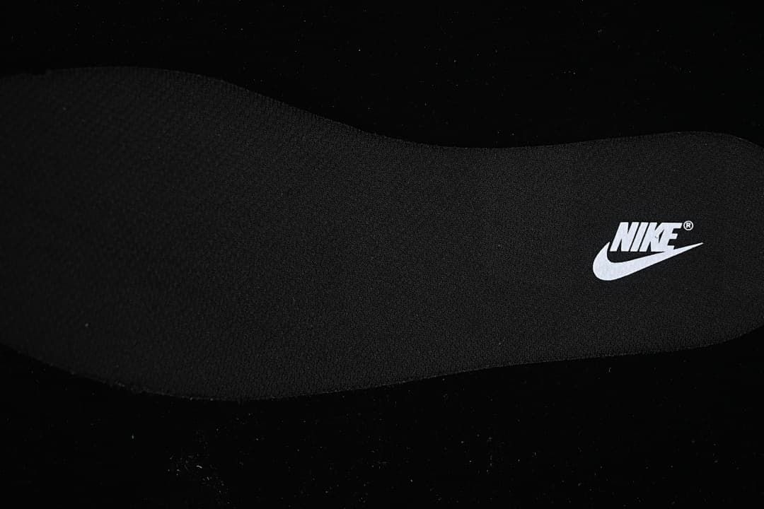 Close-up of the insole with visible Nike branding.