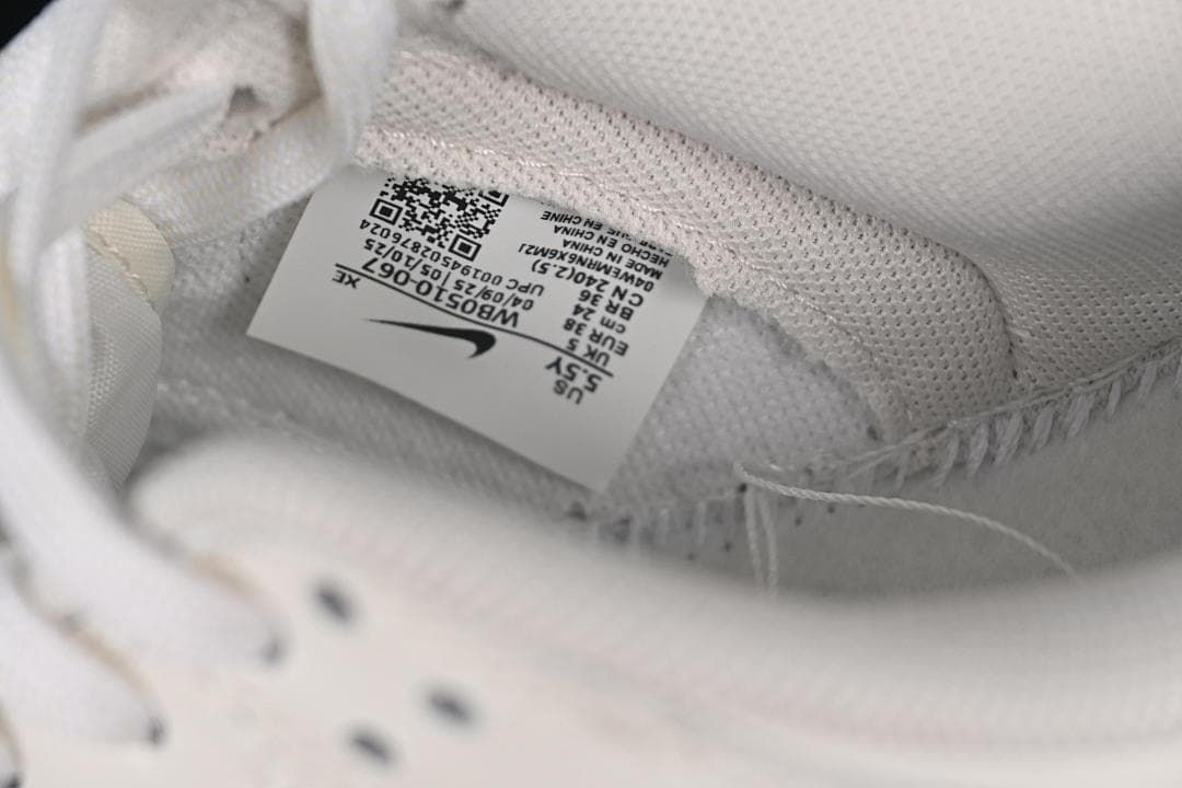 Interior size label, showing EU 38 on the photographed sample