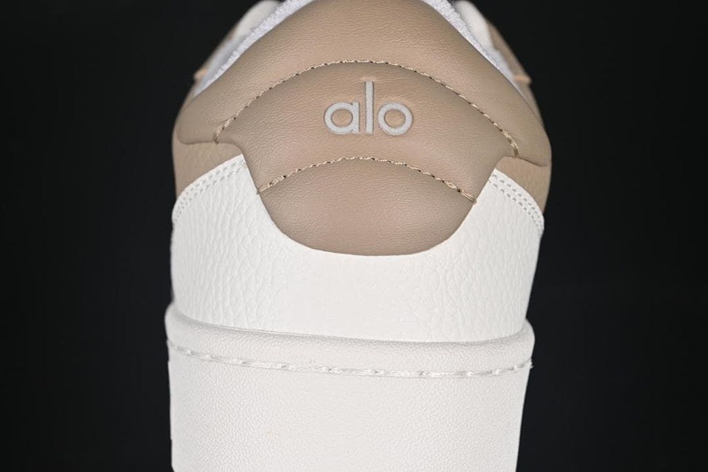 Rear view showing the heel panels and Alo branding