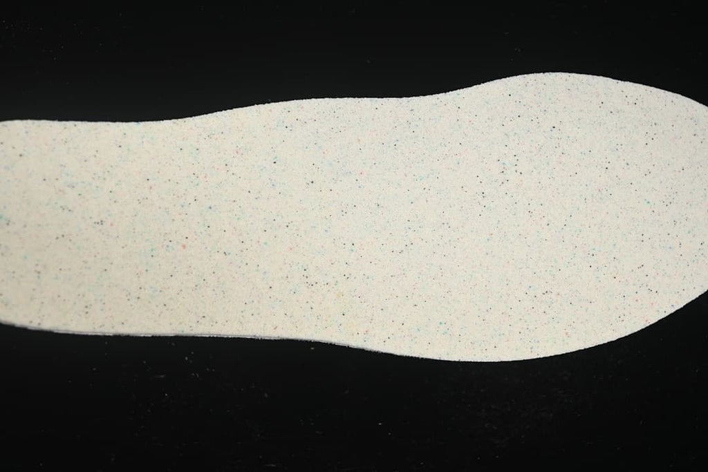 Removable insole shown from above