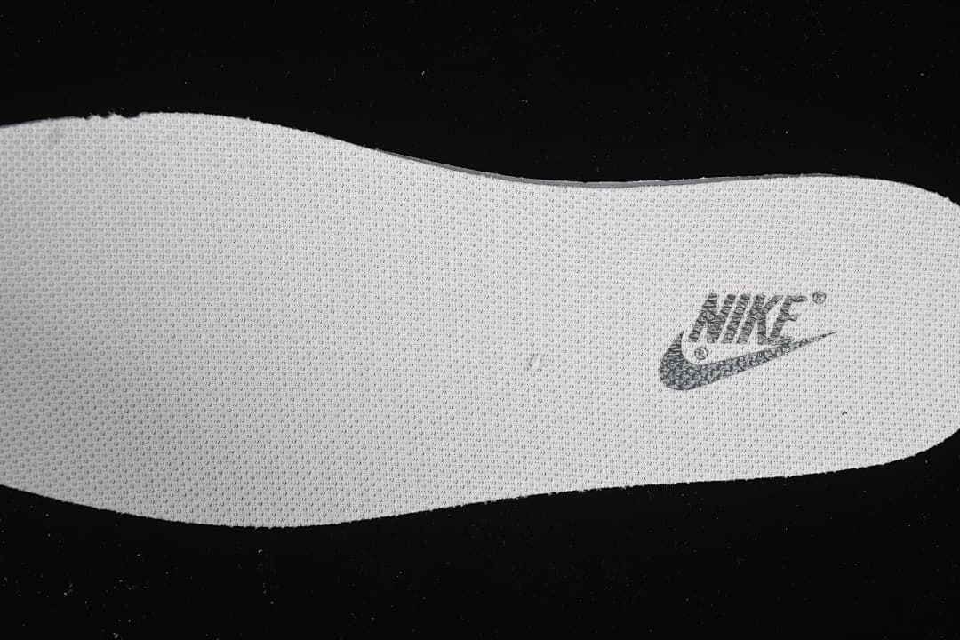 Close-up of the insole with Nike branding