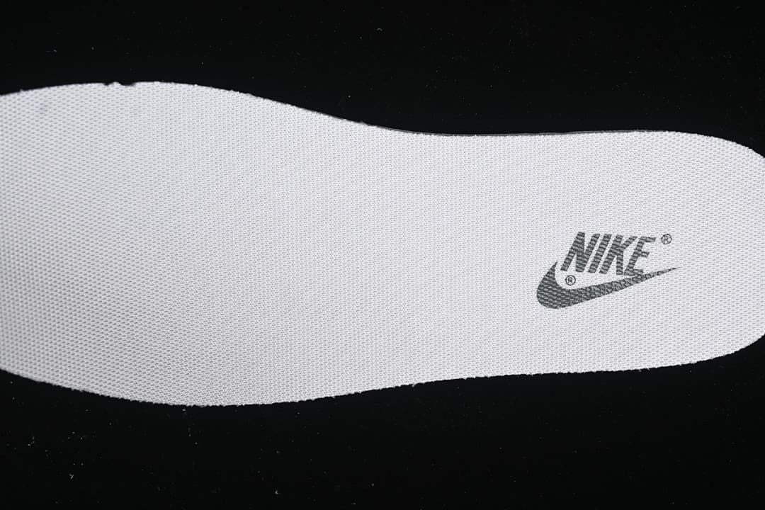 Close-up of the insole with visible Nike branding