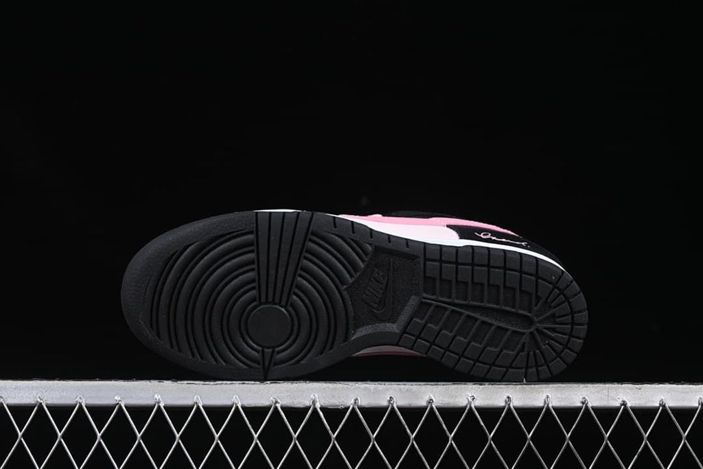 Underside view showing the black outsole tread