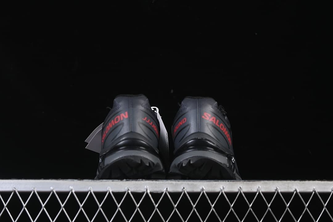 Rear view of both shoes