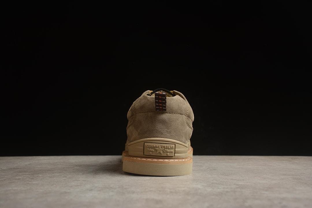 Rear view of the shoe with heel branding