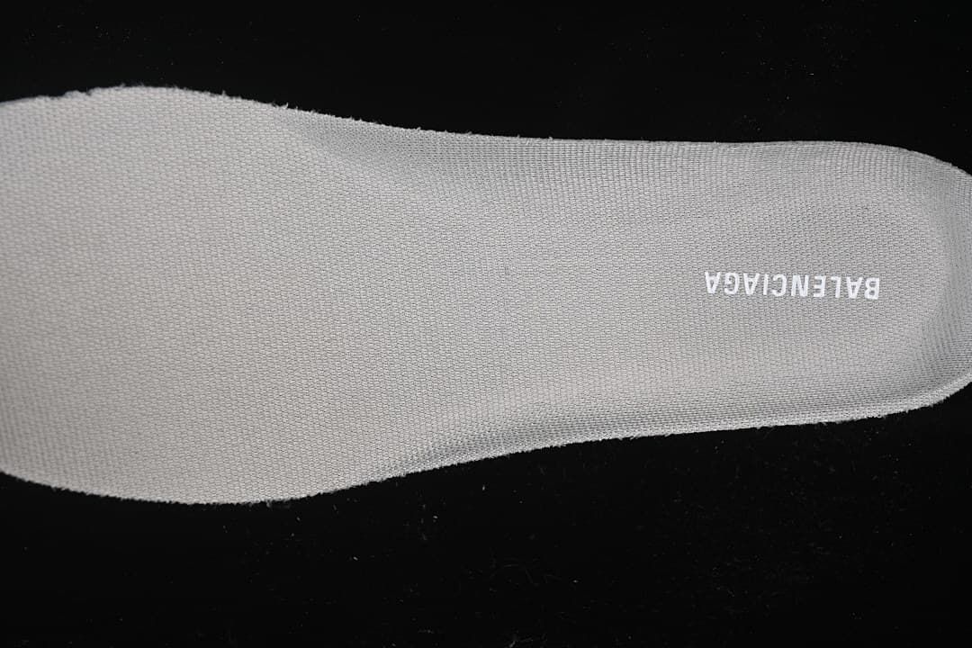 Close-up of the insole with Balenciaga lettering
