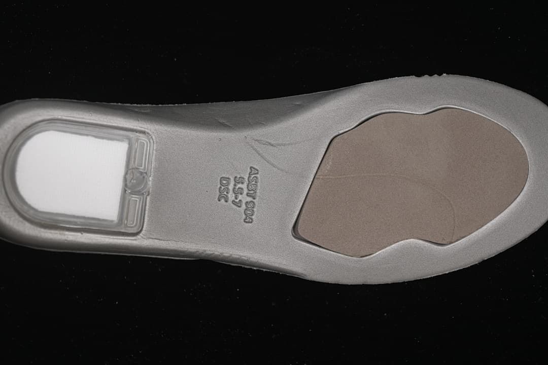 Underside detail of the Nike SB Dunk Low Pro B insole with printed markings