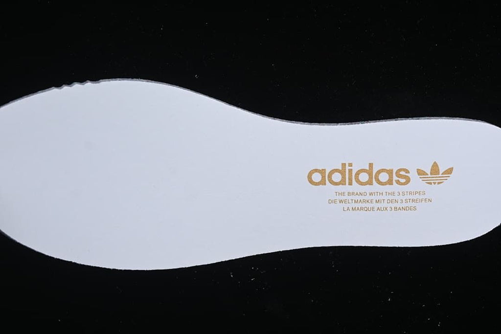 White insole with adidas branding
