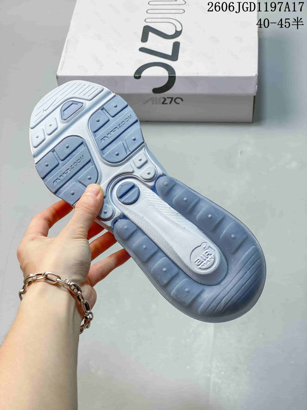 Outsole view of the Nike Air Max Pulse shoe
