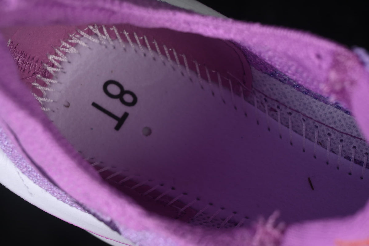 Close-up inside the shoe showing the printed size 8.5.