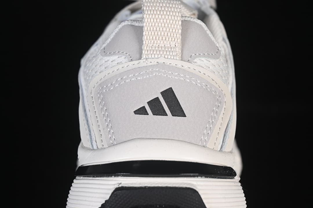 Rear view showing the adidas logo and sculpted heel