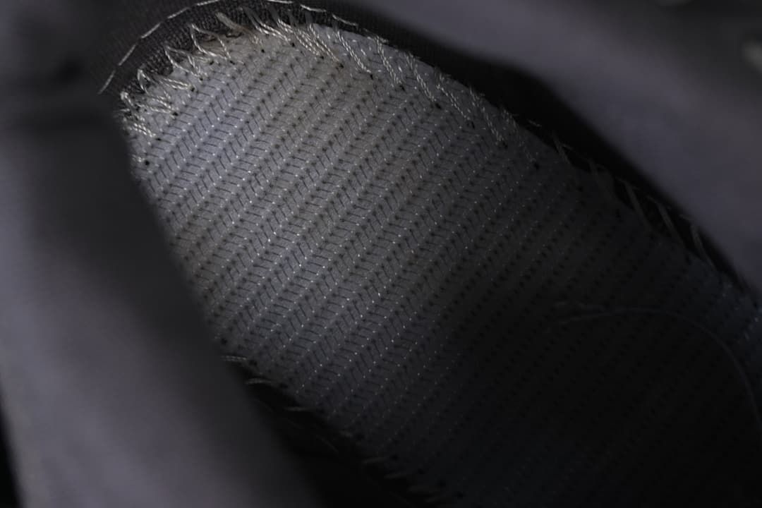 Detail of the textured interior lining.