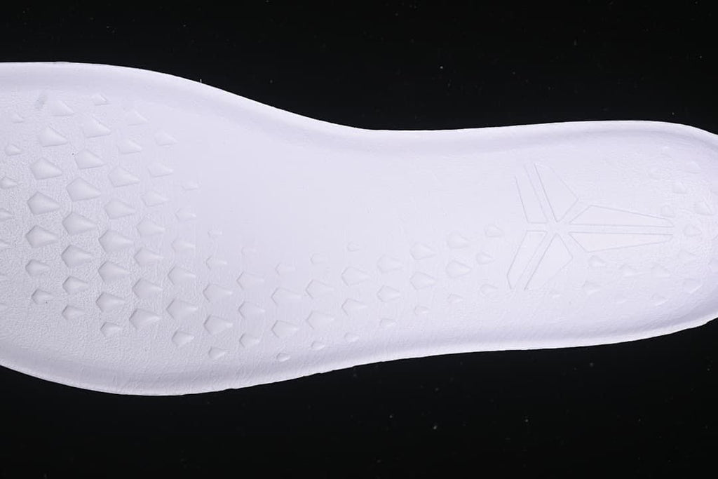 Close-up of textured white outsole